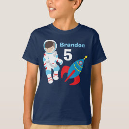 Coola Anpassningsbar Astronaut Rymden Barns födels T Shirt