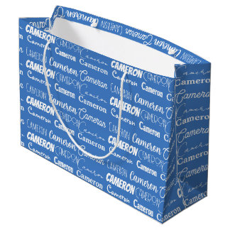 Coola Anpassningsbar Blue Namn Typography Boys Bir