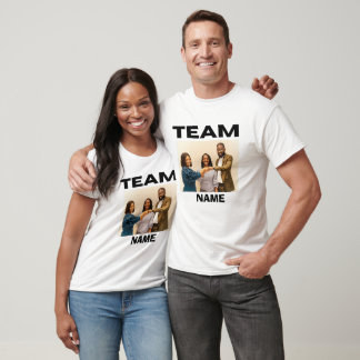 Coola Anpassningsbar Family Team Namn Retro Sports T Shirt