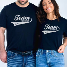 Coola Anpassningsbar Family Team Namn Retro Sports