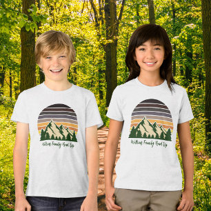 Coola Anpassningsbar Road Resa Forest Sunset Kids T Shirt