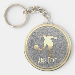 Coola Anpassningsbar Tennis Star Sport Nyckelring