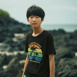 Coola Anpassningsbar Tropical Beach Resa Handflata T Shirt