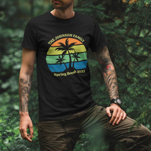 Coola Anpassningsbar Tropical Beach Resa Handflata T Shirt