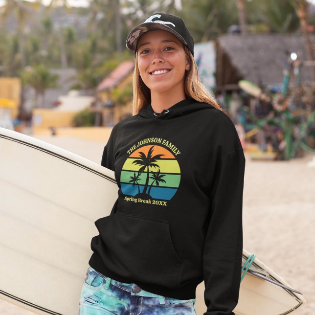 Coola Anpassningsbar Tropical Island Women's Black T Shirt (Skapare uppladdad)