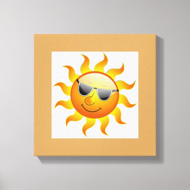 COOLA ANSIKTE SUNSHINE CANVASTRYCK (Framsida)