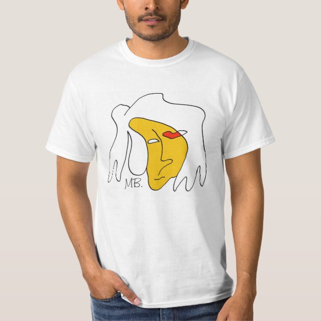 Coola Ansikte T-Shirt! Tee (Framsida)