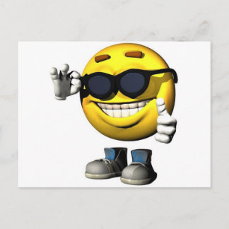 coola ansikte vykort