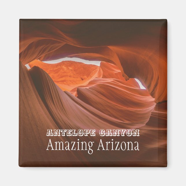 Coola Antelope Canyon Arizona | Desert Valley Magnet (Framsidan)