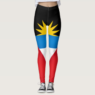 Coola Antigua och Barbuda Flagga Mode Leggings