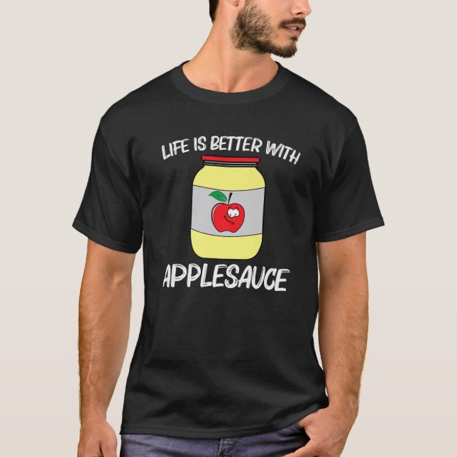 Coola Applesauce För manar kvinnor Sötade äppelsås T Shirt (Framsida)