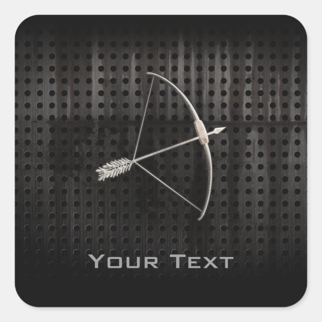 Coola Archery Fyrkantigt Klistermärke (Framsida)