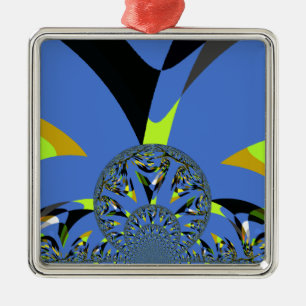 Coola Arches with Fractal Spheres Art Design Julgransprydnad Metall
