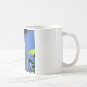 Coola Arches with Fractal Spheres Art Design Kaffemugg
