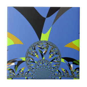 Coola Arches with Fractal Spheres Art Design Kakelplatta