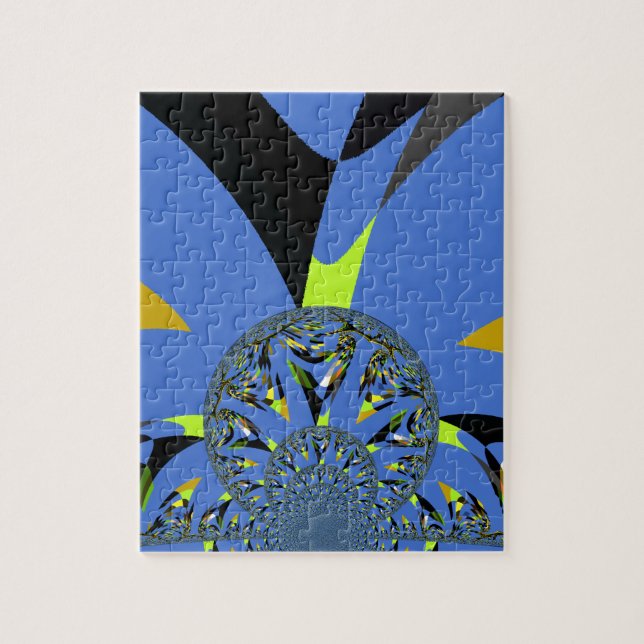 Coola Arches with Fractal Spheres Art Design Pussel (Vertikal)