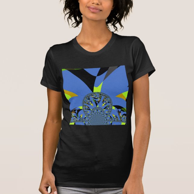 Coola Arches with Fractal Spheres Art Design T Shirt (Framsida)