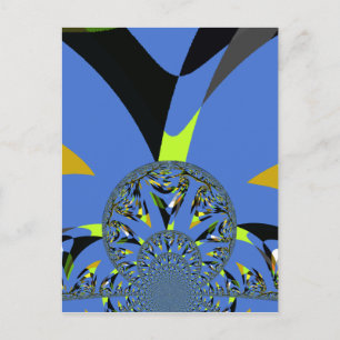 Coola Arches with Fractal Spheres Art Design Vykort