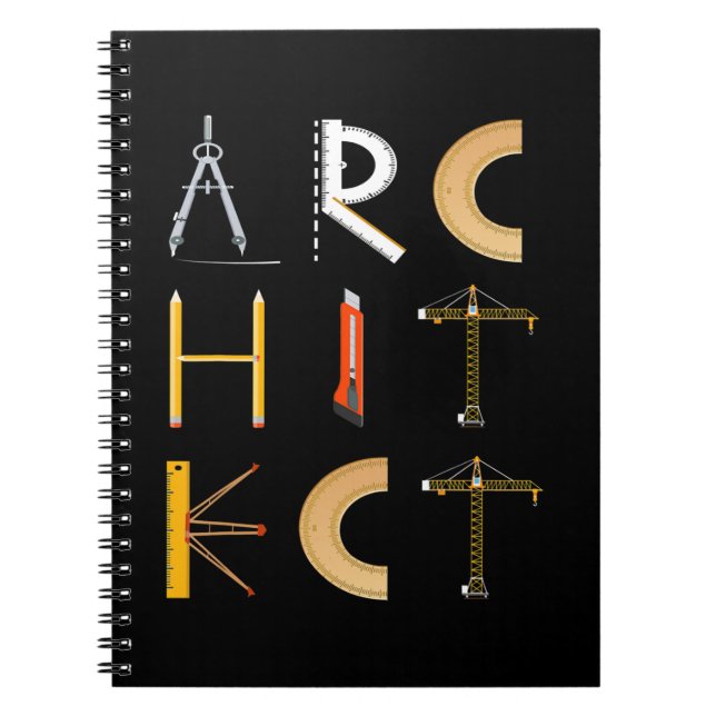 Coola Architect Novelty Landscapers Studenter Gift Anteckningsbok (Framsidan)