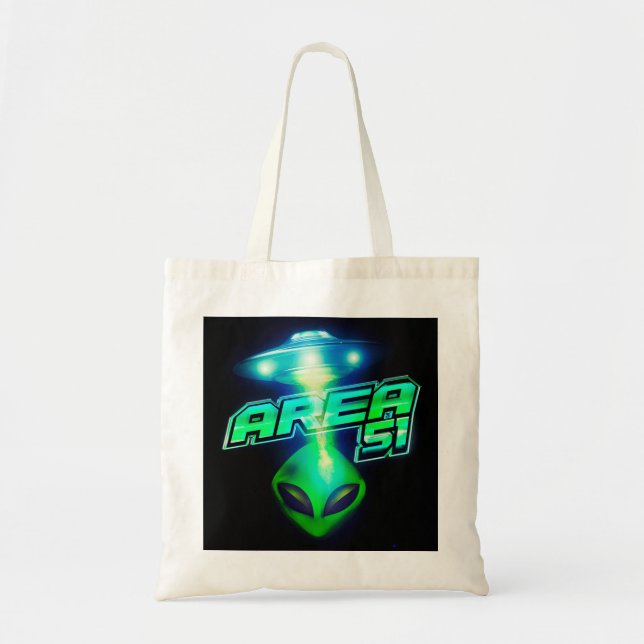 Coola Area 51 Alien Spacesship Tygkasse (Framsidan)