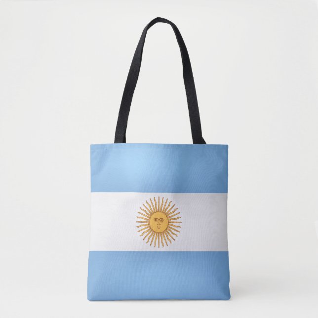 Coola Argentina Flagga Mode Tygkasse (Framsida)