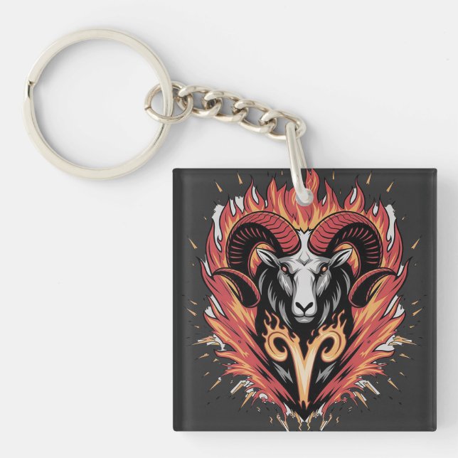 Coola Aries på plan för brandzodiakasstologi (Framsidan)