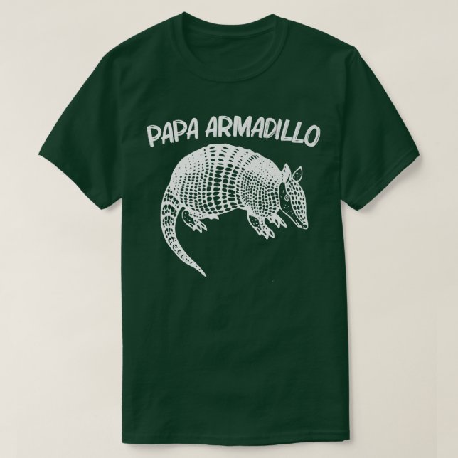 Coola Armadillo För manar Pappa Giant Rosa Fairy B T Shirt (Design framsida)