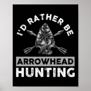 Coola Arrowhad Design För manar Kvinnor Arrowhad H Poster
