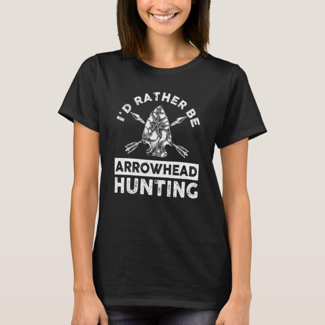 Coola Arrowhad För manar Women Arrowhad Hunting T Shirt (Framsida)