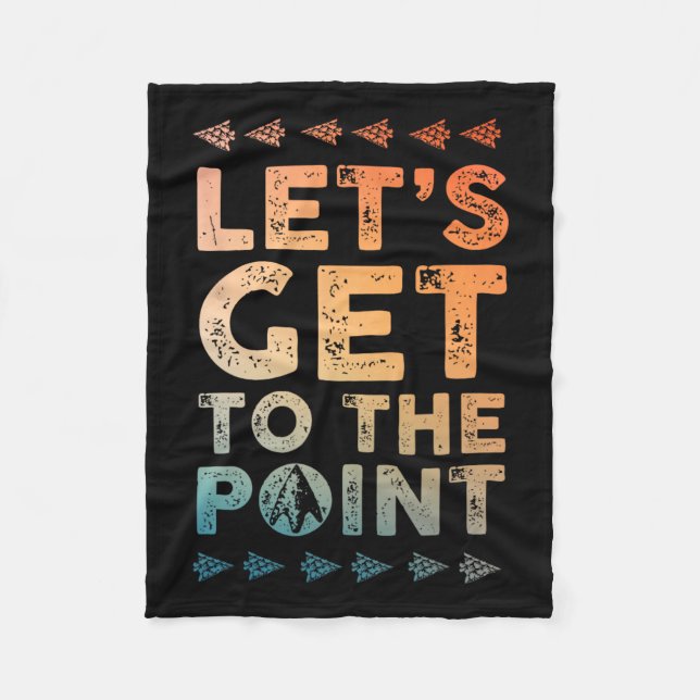 Coola Arrowhad Hunting Design För manar Women Arro Fleecefilt (Framsidan)