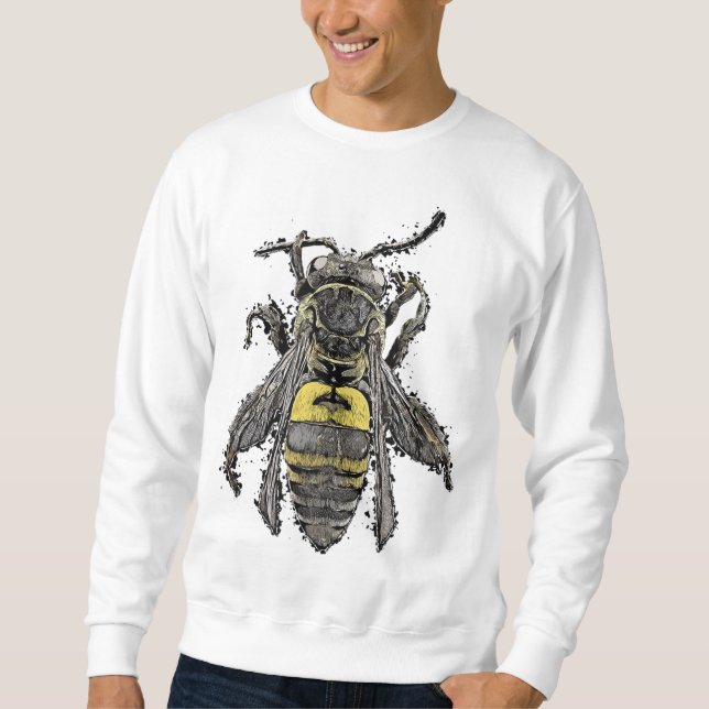 Coola Artistic Cuckoo Bee Lång Ärmad Tröja (Framsida)