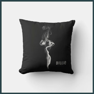 Coola Artsy Black och Grått Smoke Kudde