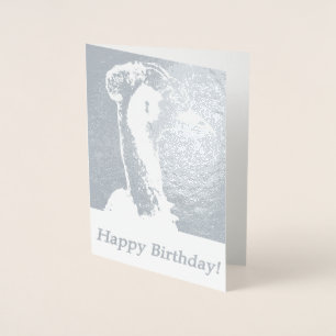 Coola Australian Emu Birthday Card Folierat Kort