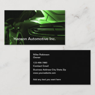 Coola Automotive Affärskort Design Visitkort