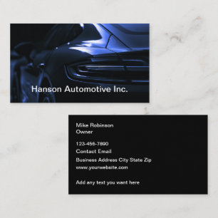 Coola Automotive Affärskort Design Visitkort