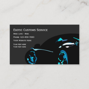 Coola Automotive Exotic Car Visitkort