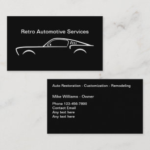 Coola Automotive Restoration Services Visitkort