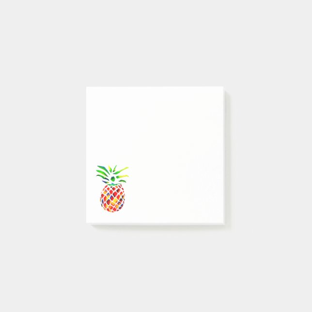coola av ananas funky post-it block (Framsida)