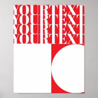 coola av anpassningsbar, vit text, poster