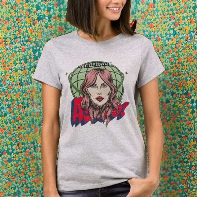 Coola av Astro Hand plockade tecknad Grått T Shirt (Skapare uppladdad)