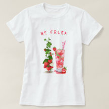 Coola av färska jordgubbssaft Drink - Sommarfrukt