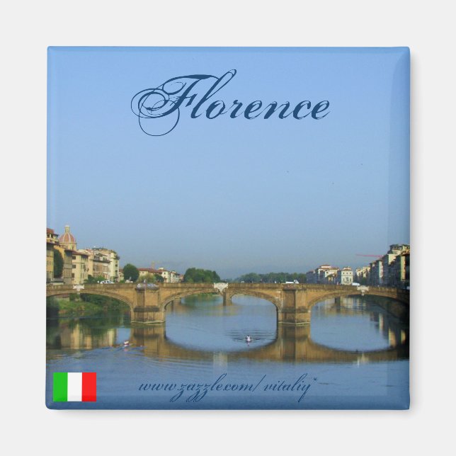 Coola av Florence Italien-magnet Magnet (Framsidan)