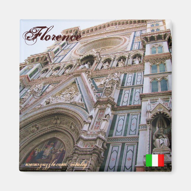 Coola av Florence Italien-magnet Magnet (Framsidan)