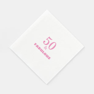 coola av Födelsedagsfest av Rosa Snyggt Pappersservett