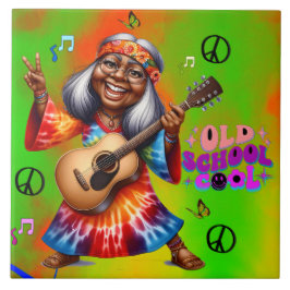 Coola av keramisk Chic i Hippie-färg Kakelplatta