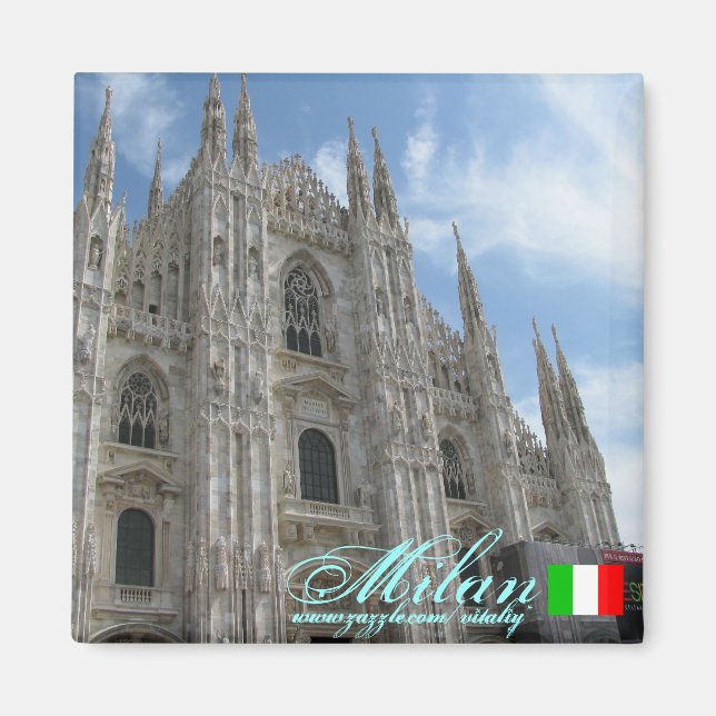 Coola av magnet för Milanos Italien (Framsidan)