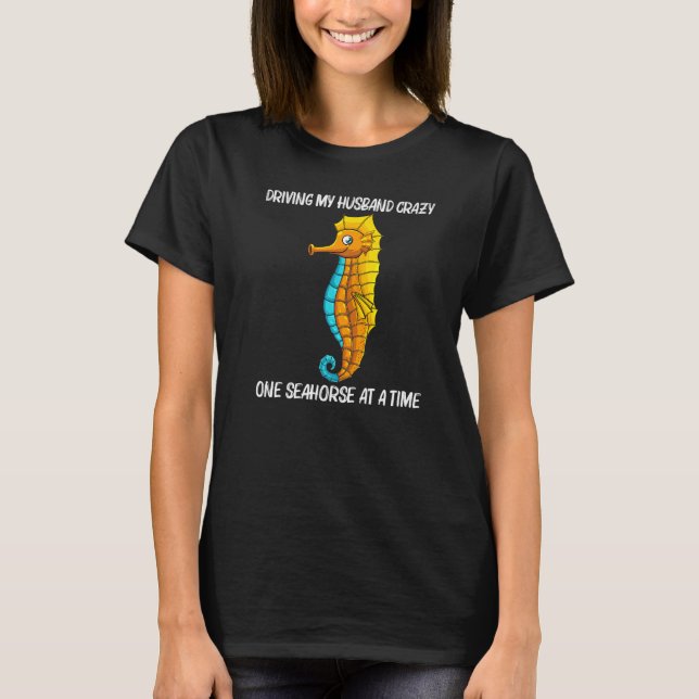 Coola av sjöhäst för Mamma-fiskar T Shirt (Framsida)