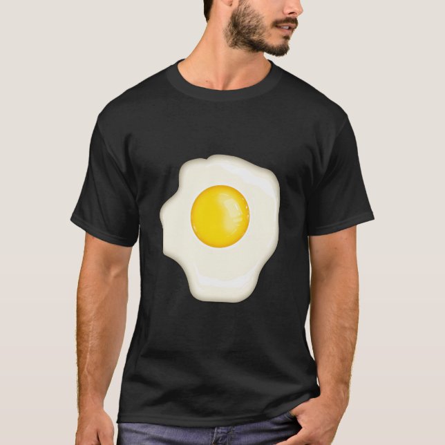 Coola av torkat ägg Sunny Side Up Egg Älskare Gift T Shirt (Framsida)