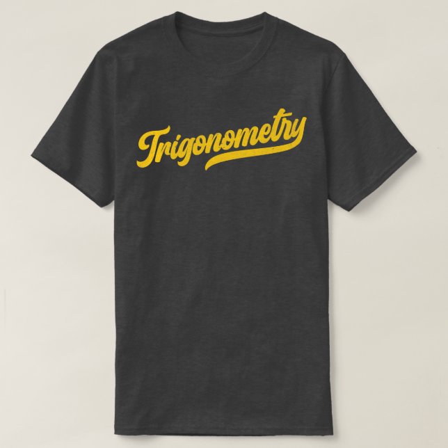 Coola av trigonometri Math T Shirt (Design framsida)