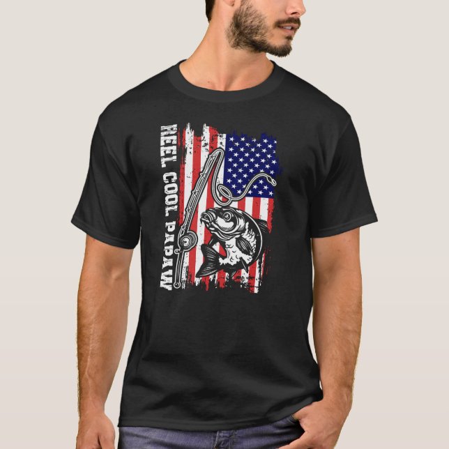 coola av USA flagga T Shirt (Framsida)